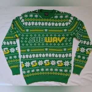 Subway Ugly Christmas Sweater, XL, Primark
